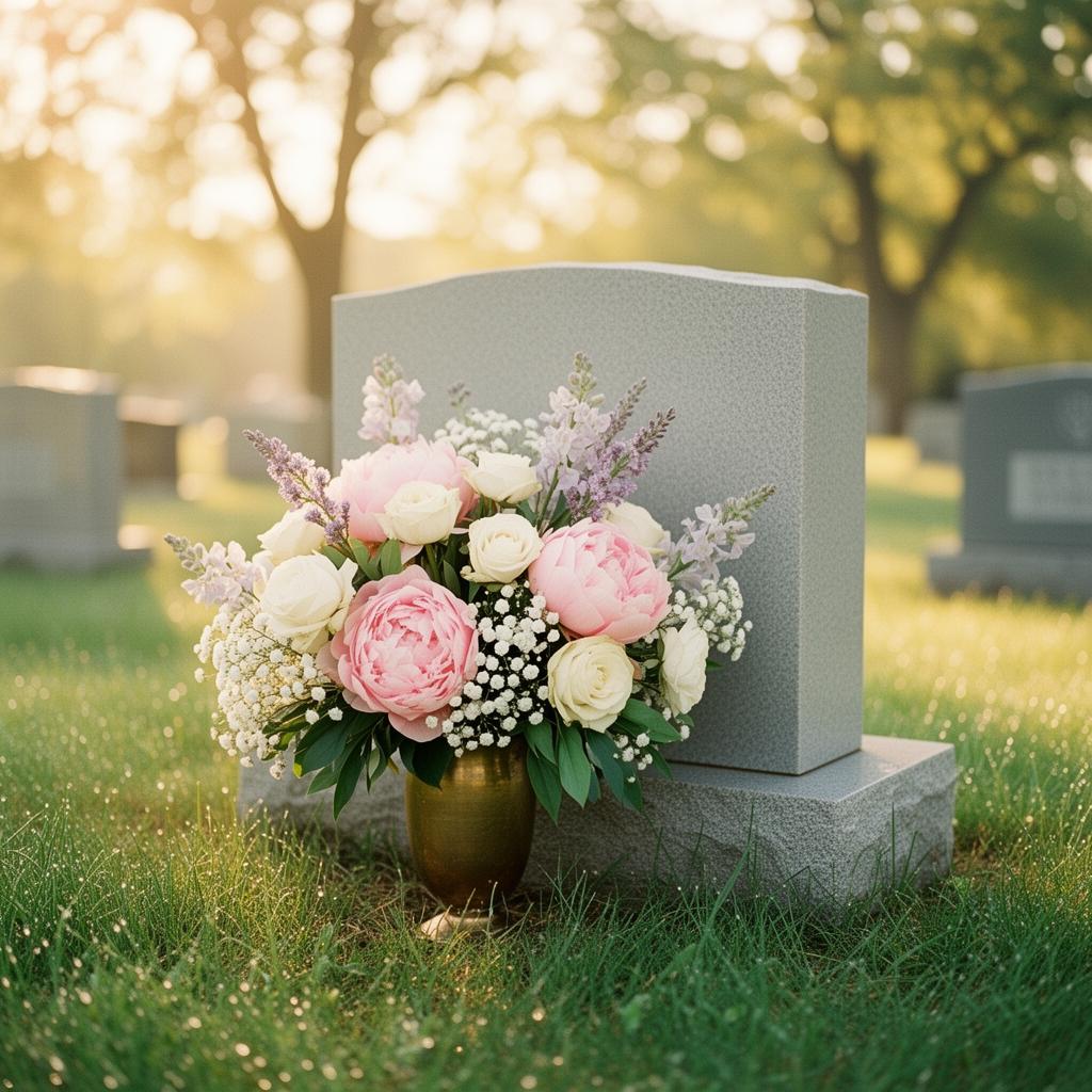 Mother's Day memorial floral arrangement